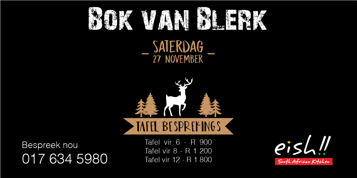 Bok van Blerk eish Bok van Blerk eish