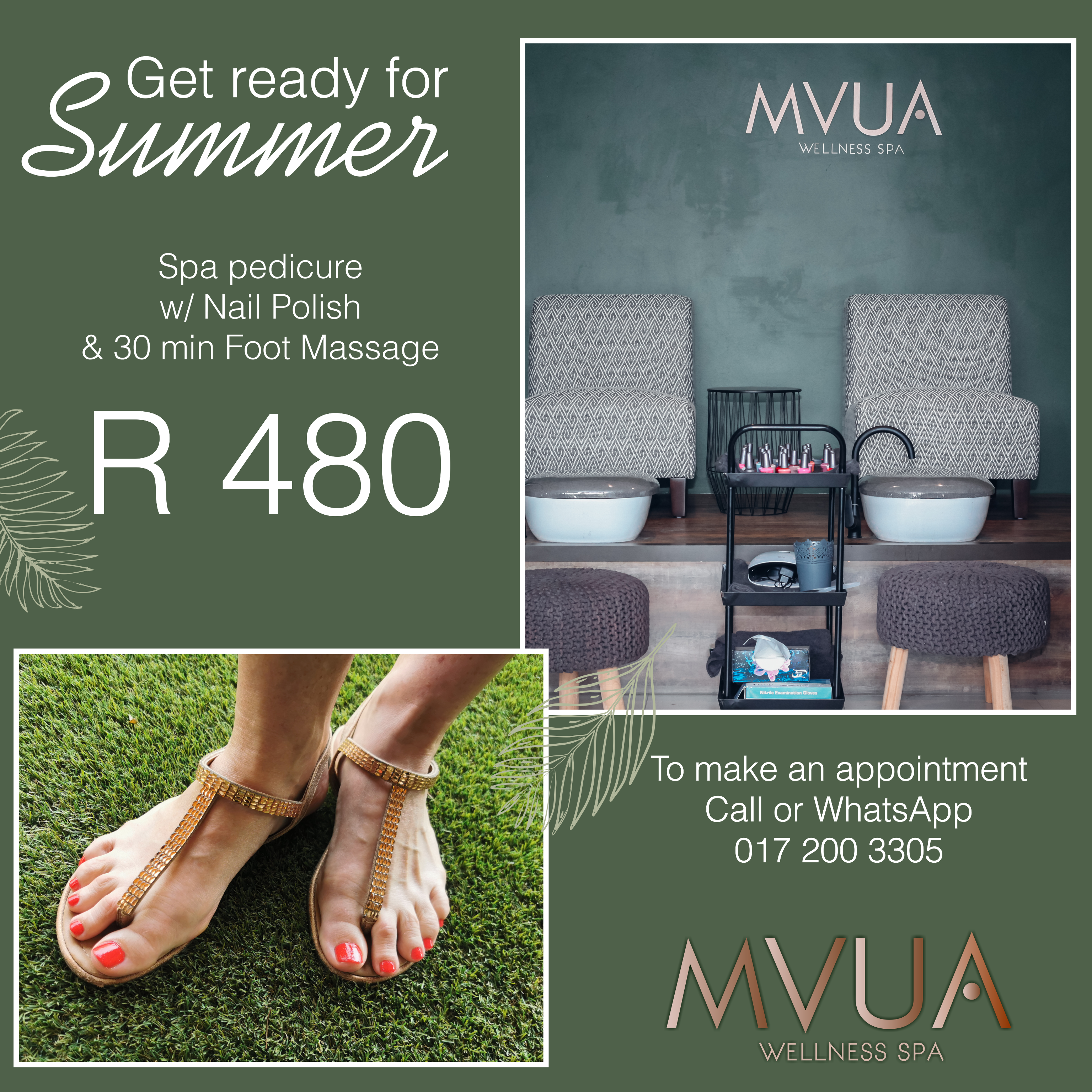 Mvua WEllness Spa Pedicure Special Mvua WEllness Spa Pedicure Special