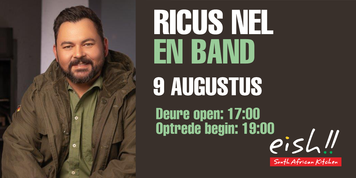 Ricus Nel 9 Augustus by eish Secunda Live performance